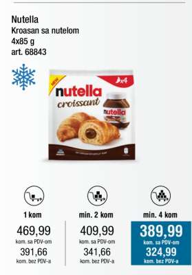 Nutella Kroasan sa nutelom