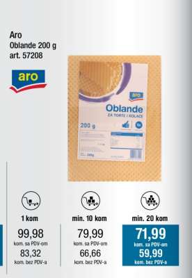 Aro Oblande 200 g