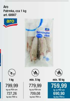 Aro Patrmka, cca 1 kg