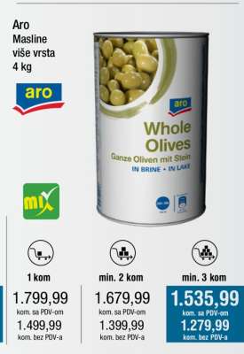 Aro Masline više vrsta 4 kg