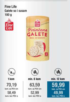 Fine Life Galete so i susam
