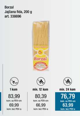 Borzal Jajčana fida, 200 g