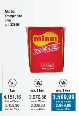 Marbo Krompir pire 5 kg