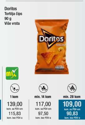 Doritos Tortilja čips