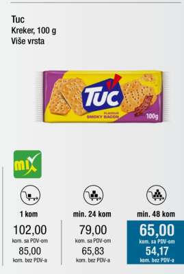 Tuc Kreker, 100 g