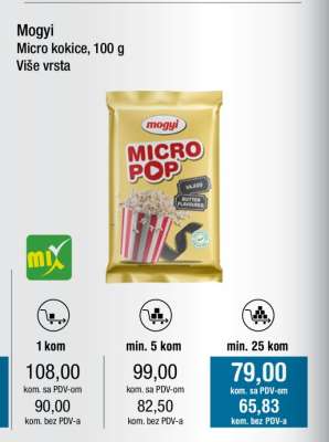 Mogyi Micro kokice, 100 g