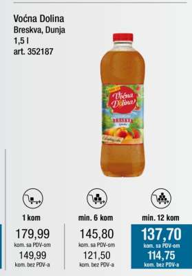 Voćna Dolina Breskva, Dunja