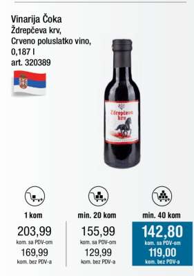 Vinarija Čoka Ždrepčeva krv