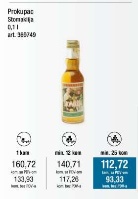 Prokupac Stomaklija 0,1 l