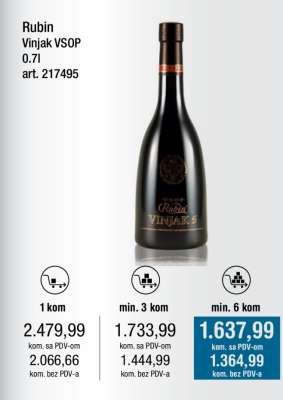 Rubin Vinjak VSOP 0.7l