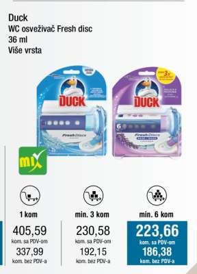 Duck WC osveživač Fresh disc