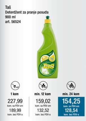 Taš Deterdžent za pranje posuđa