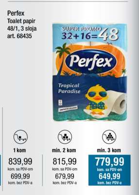 Perfex Toalet papir