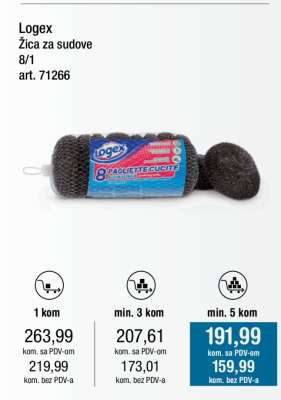 Logex Žica za sudove 8/1