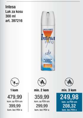 Intesa Lak za kosu 300 ml