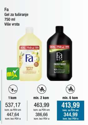 FA Gel za tuširanje