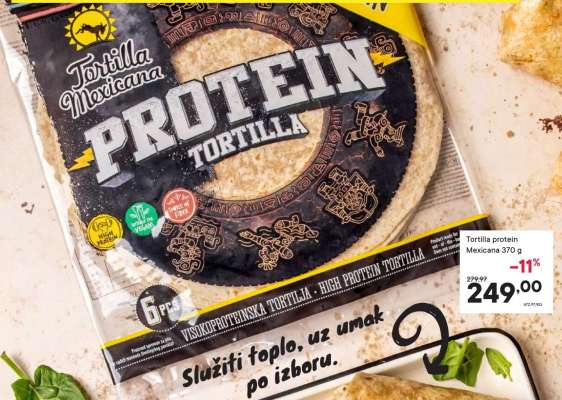 Tortilla protein Mexicana 370 g