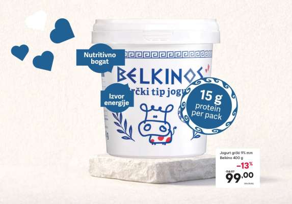 Jogurt grški 9% m.m Belkino jog