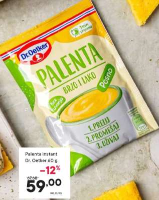 Palenta instant Dr. Oetker 60 g