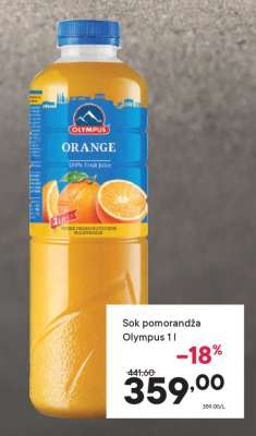 Sok pomorandža Olympus 1l