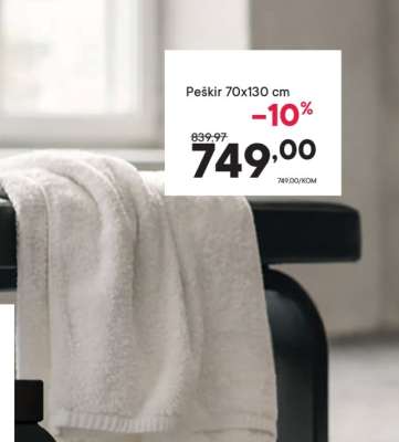 Peškir 70x130 cm