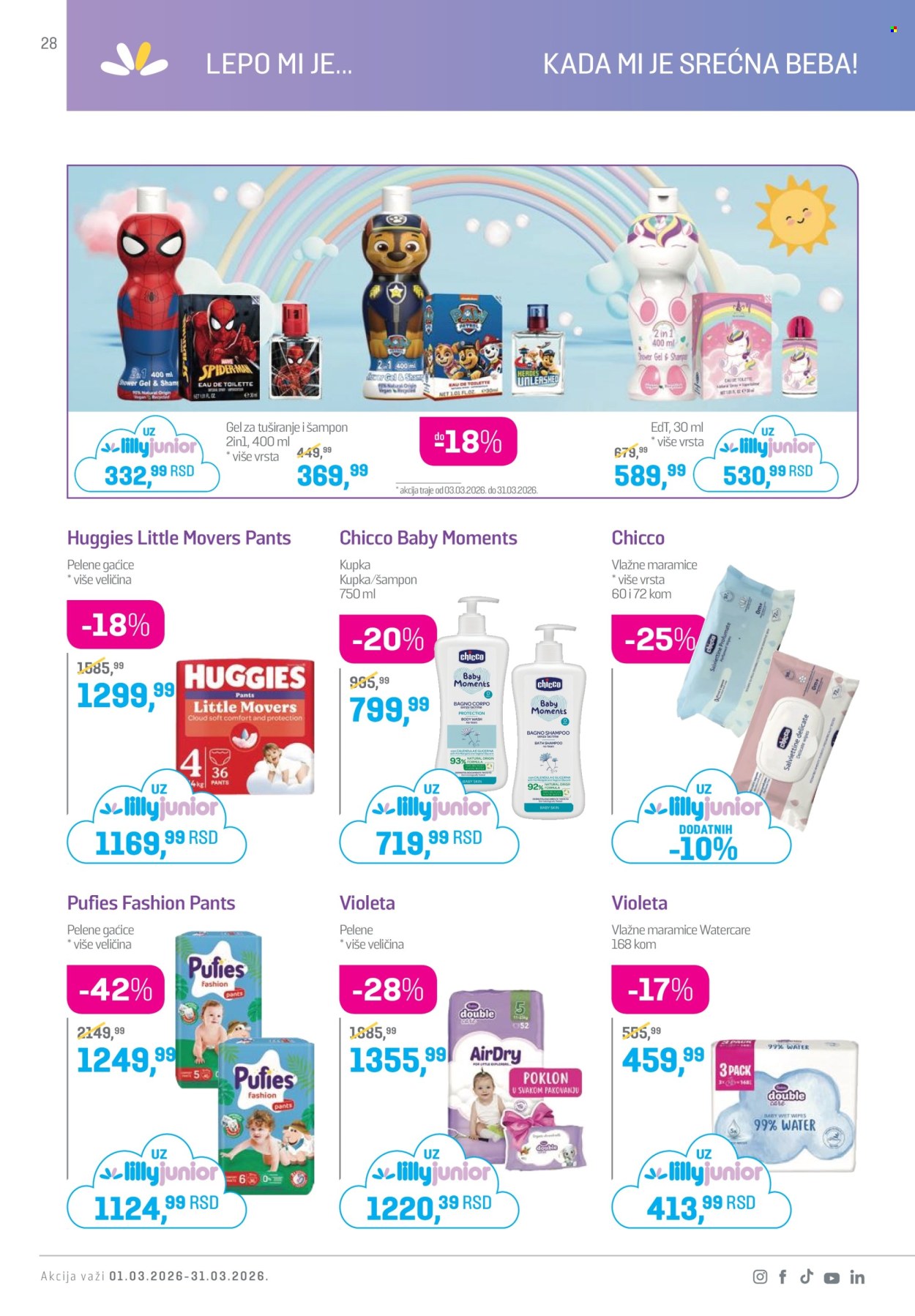 Lilly Drogerie katalog - 01.03.2026 - 31.03.2026. Stranica 28