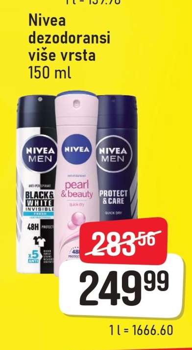 Nivea dezodoransi više vrsta