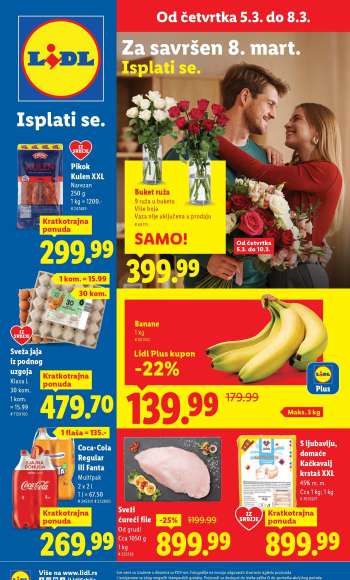 Lidl katalog - 05.03.2026 - 11.03.2026.