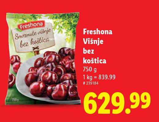 Freshona Višnje bez koštica