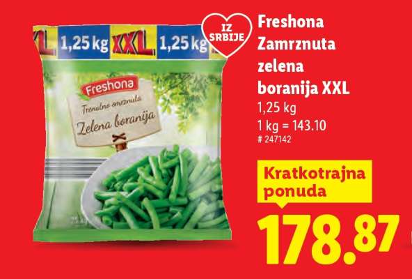 Freshona Zamrznuta zelena boranija XXL