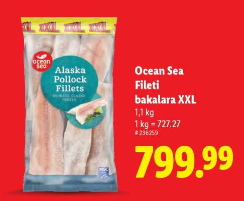 Ocean Sea Fileti bakalara XXL