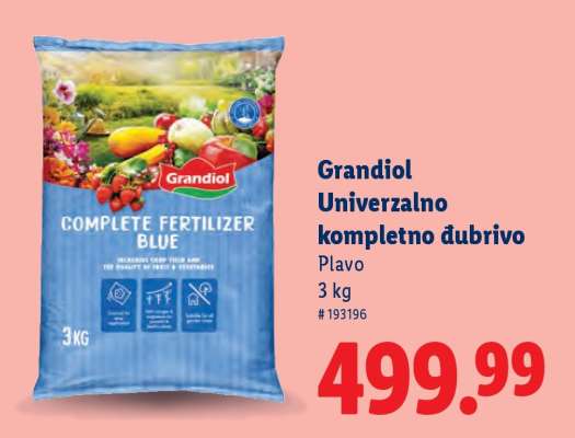 Grandiol Univerzalno kompletno đubrivo