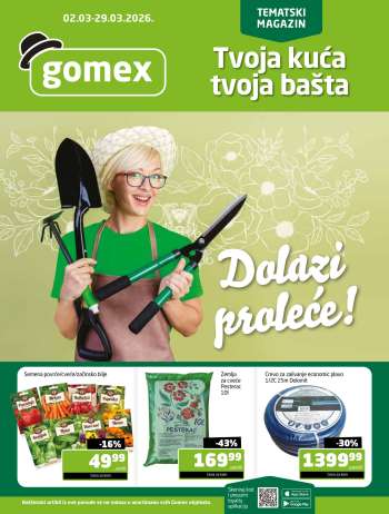 Gomex katalog - 02.03.2026 - 29.03.2026.