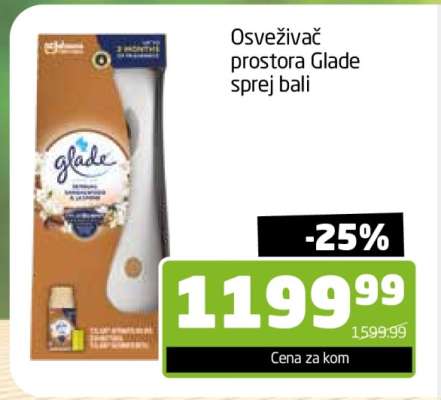 Osveživač prostora Glade sprej bali