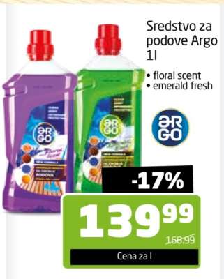 Sredstvo za podove Argo 1l