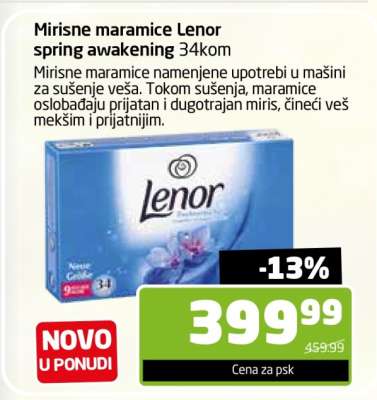 Mirisne maramice Lenor spring awakening 34kom