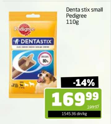 Denta stix small Pedigree 110g