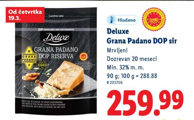 Deluxe Grana Padano DOP sýr