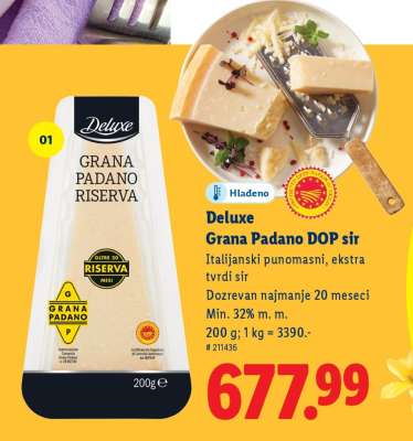 Deluxe Grana Padano DOP sir