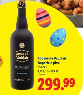 Abbaye de Vauclair Imperiale pivo