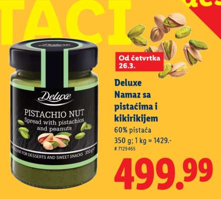 Deluxe Namaz sa pistaćima i kikirikijem