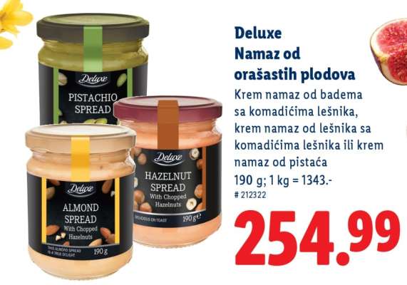 Deluxe Namaz od orašastih plodova
