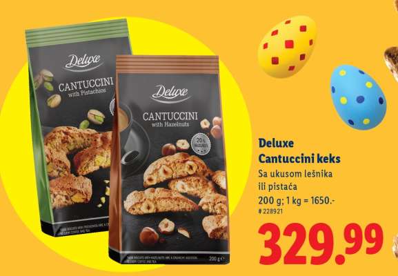 Deluxe Cantuccini keks