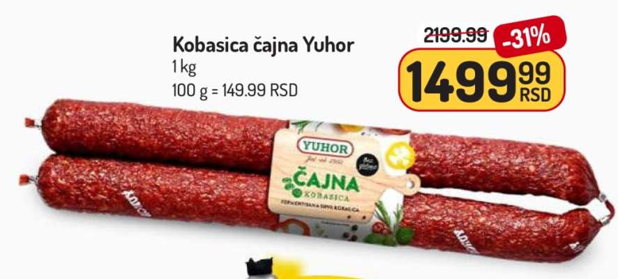 Kobasica čajna Yuhor