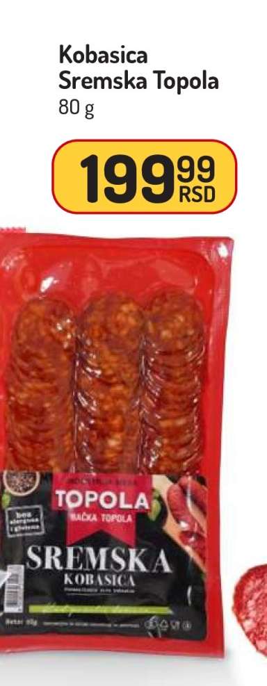 Kobasica sremska Topola