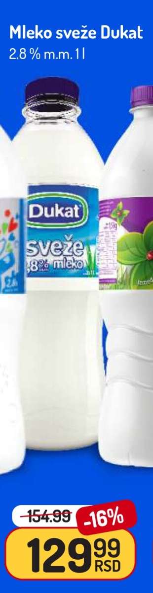 Mleko sveže Dukat