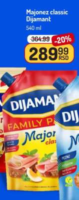 Majonez Classic Dijamant