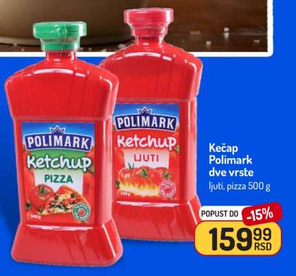 Kečap Polimark dve vrste