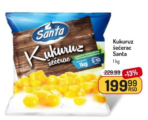 KUKURUZ ŠEĆERAC SANTA