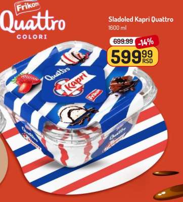 Sladoled Kapri Quattro